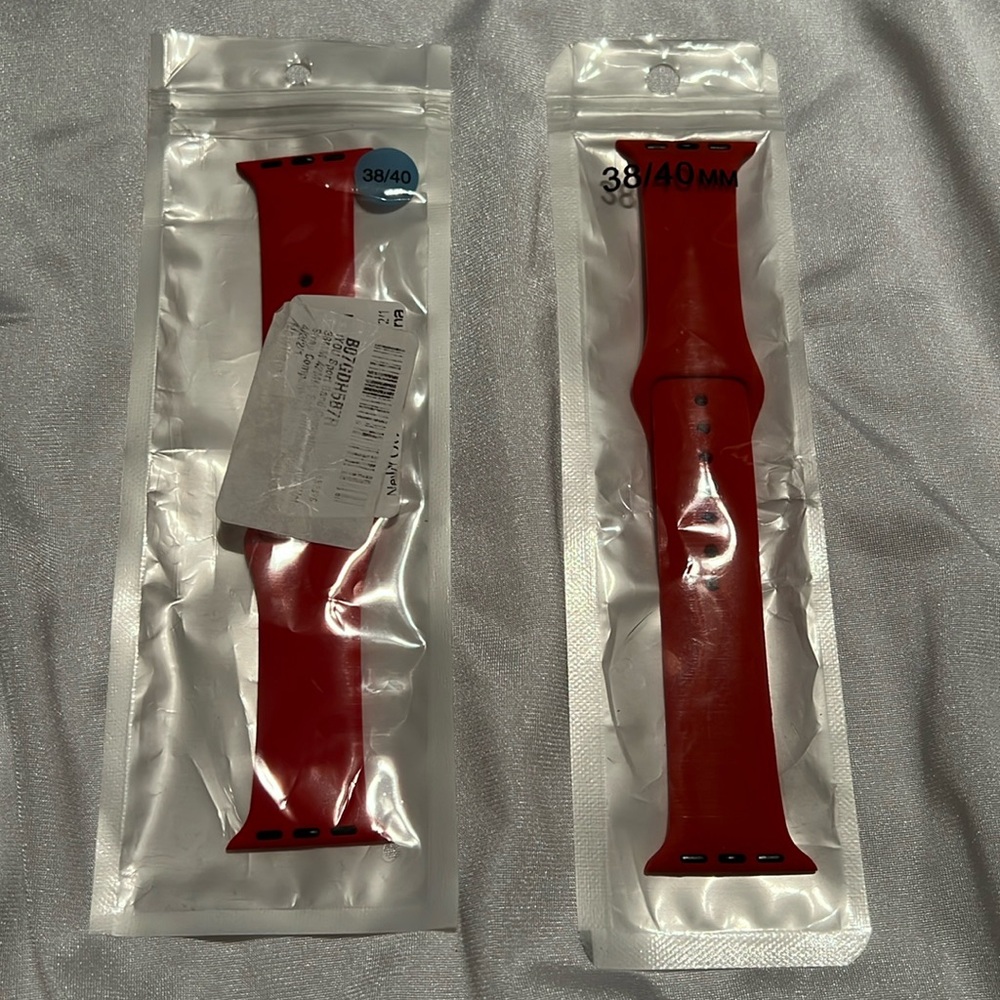 Apple Red 38/40mm watch bands